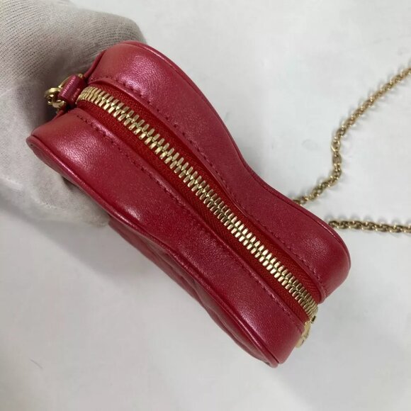 LOUIS VUITTON M80837 Monogram Heart on Chain Pochette 2WAY Shoulder Bag - Picture 7 of 13